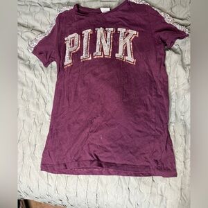 Bling y2k sequin Victoria secret pink shirt